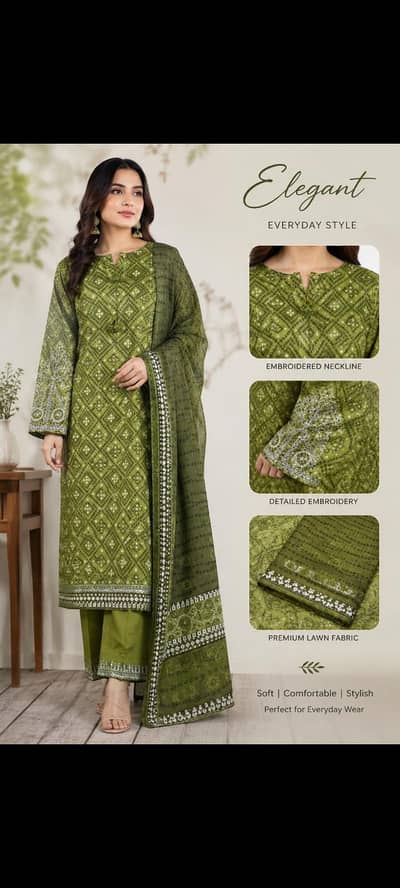 Beautiful Eastern 3-Piece Dress – Excellent Condition 