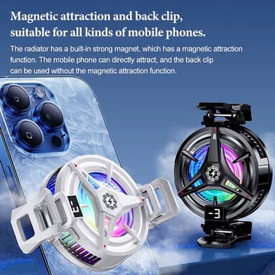 TL07 5V/3A Magnetic Phone Cooler for PUBG Mobile