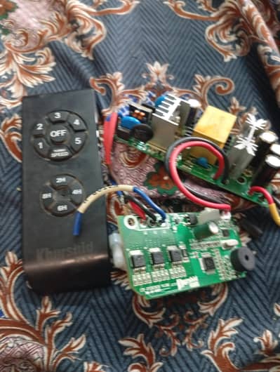 Khurshid fan geniune supply card with remote