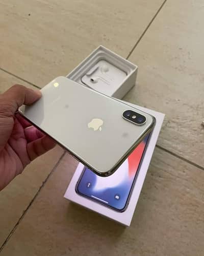 IPhone x 256 GB full box office Pta approved
