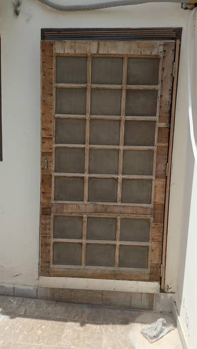 Wooden Jaali Door
