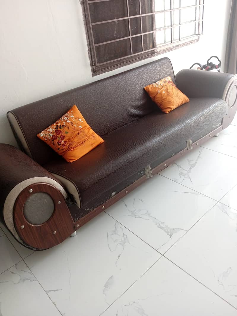 Brown Sofa Set 1