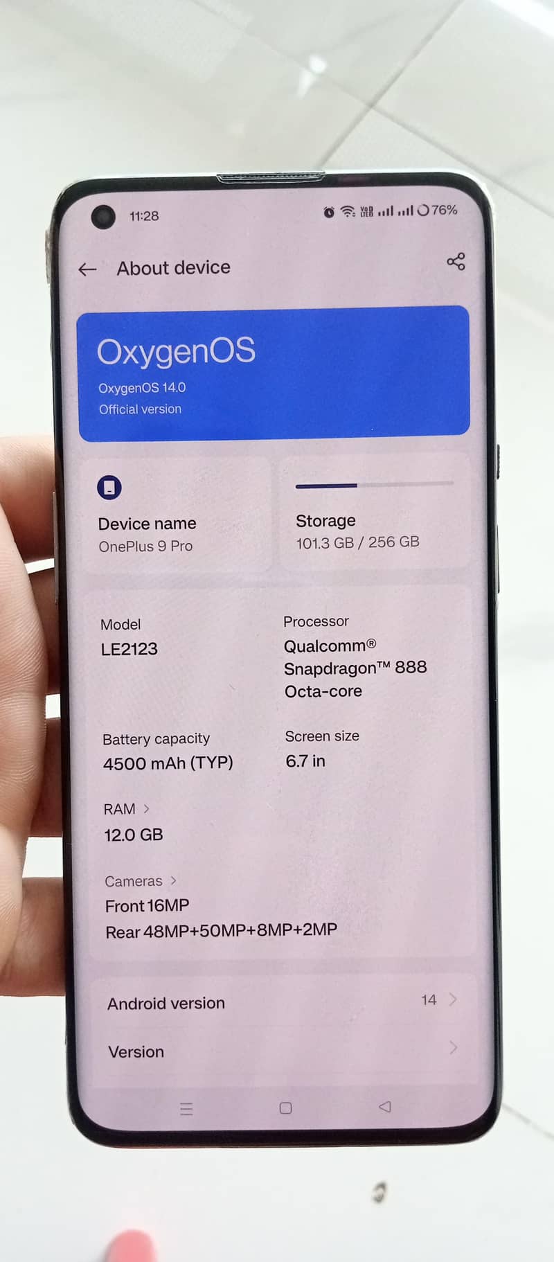 One Plus 9 Pro 3