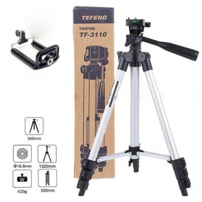 3-in-1 Professional Mobile & Camera Tripod Stand | Adjustable