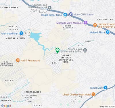 Plot Available For Sale in Sector E-17/3 CDECHS Islamabad
