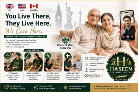  Trusted Care & Domestic Support in Pakistan