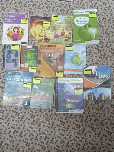 Class 6,7,8 books for sale