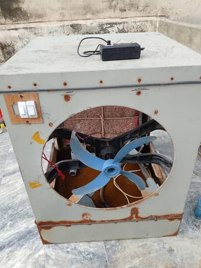 Metal Room Cooler, 12 Volt motor including power supply
