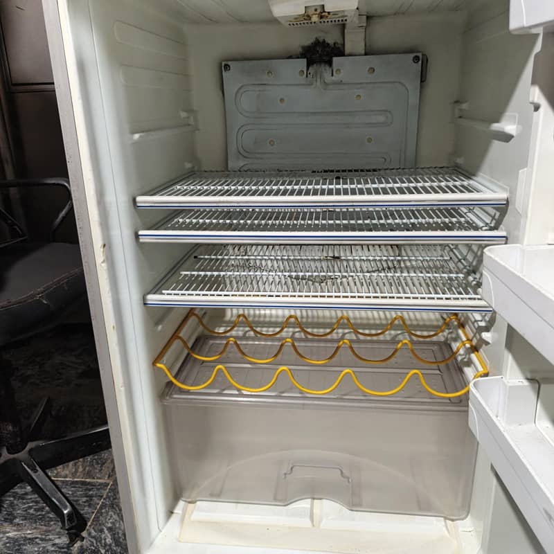 Dawlance Grey Double Door Refrigerator Used Good Condition for Sale 3