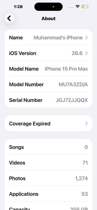 Apple iPhone 15 Pro Max 256gb