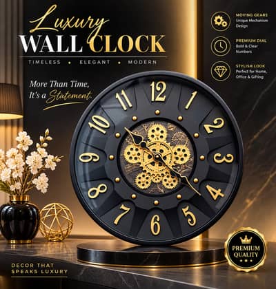 Luxury Home Styling Large Clock