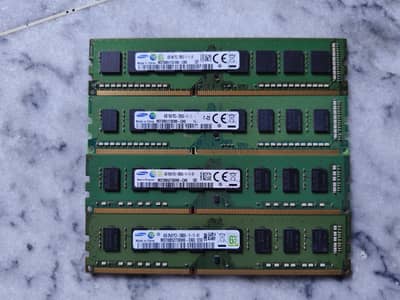 Samsung 16GB (4x4GB) DDR3 RAM Kit - 1600MHz Desktop