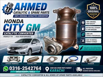 Honda City GM Original Japanese Catalytic Converter | Genuine Cat