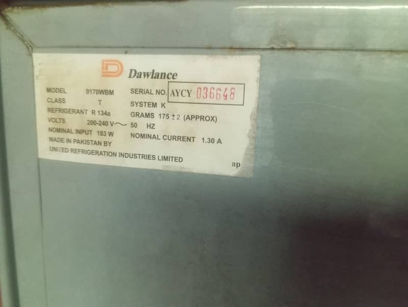 Dawlance Fridge 1