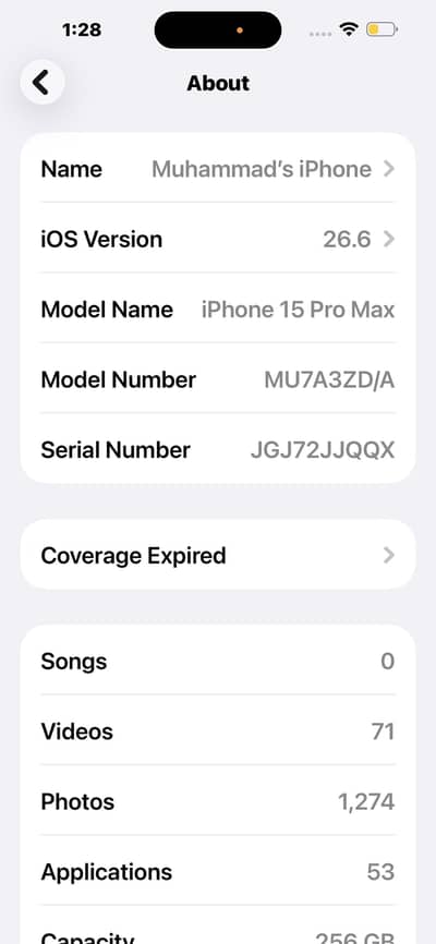 Apple iPhone 15 Pro Max 256gb