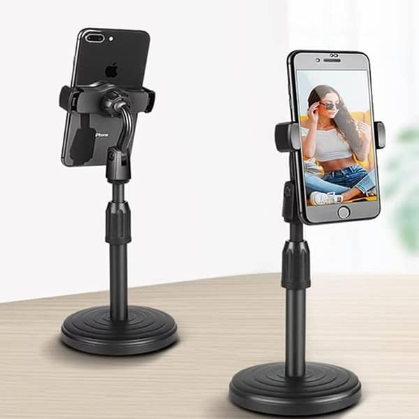 Cell Phone Holder, Height and Angle Adjustable Cell Phone Holder | Universal Holder for Leisure, Business, Office, Home, Compatible with 3.5-6.7 Inch. . .