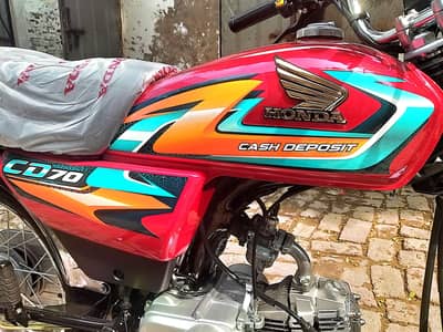 Honda CD70 2027 sticker
