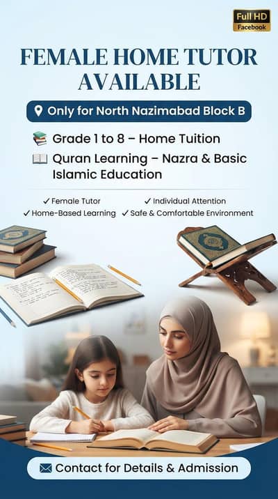 Female home tutor