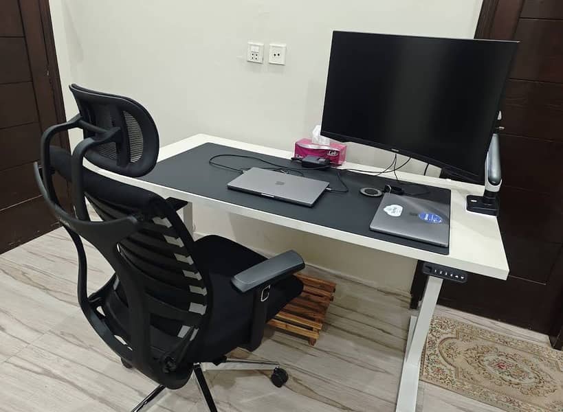 Electric height adjustable table 18