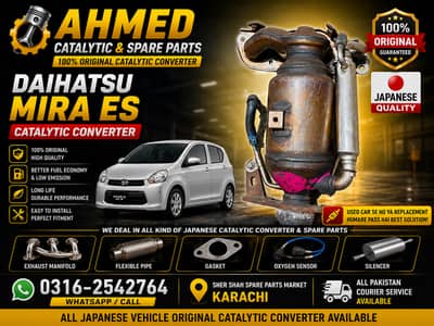 Daihatsu Mira ES Catalytic Converter | 100% Original | Genuine Japanes