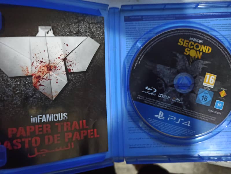 infamous second son ps4 disc 2