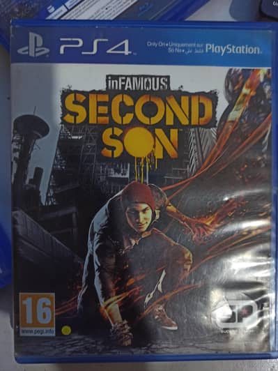 infamous second son ps4 disc