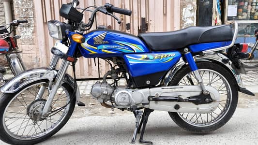 Honda cd 70 2023 Model (blue)
