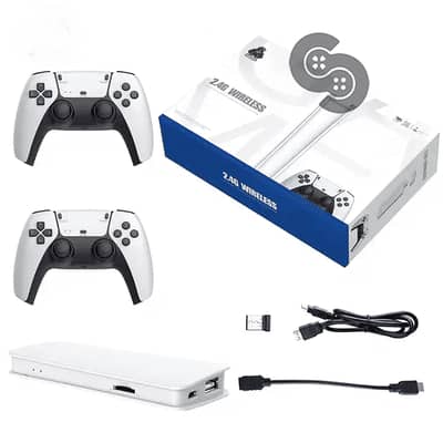 2.4G Wireless  Game Stick 4K – Retro Gaming Console with 2 Wireless