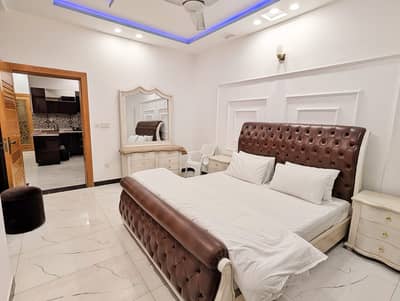 Brand New solar system install furnished house available for rent E block phase 8 Bahria town Rawalpindi