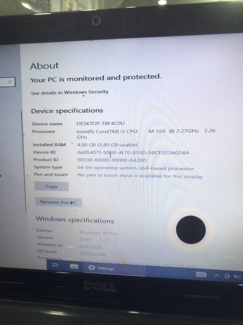 Dell Core i3 7