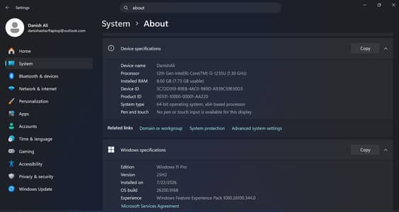 Lenovo V15 G3 12th Gen Core i5
