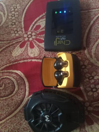 3IN 1 DEAL  COLLING FAN DL05 ' AIRBUDS ' CHARGI CLOUD UNLOCK ALL SIM
