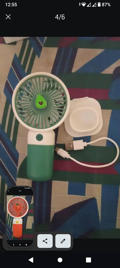 Rechargable Fan