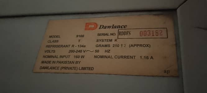 Dawlance Refrigerator
