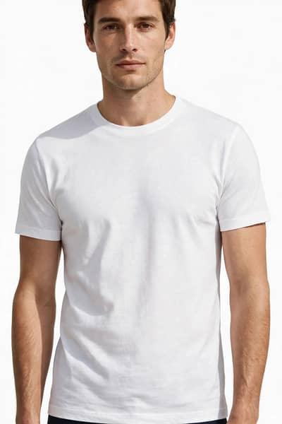 Men's Plain Cotton T-Shirt Premium Quality - Rs 1200 - All Colors