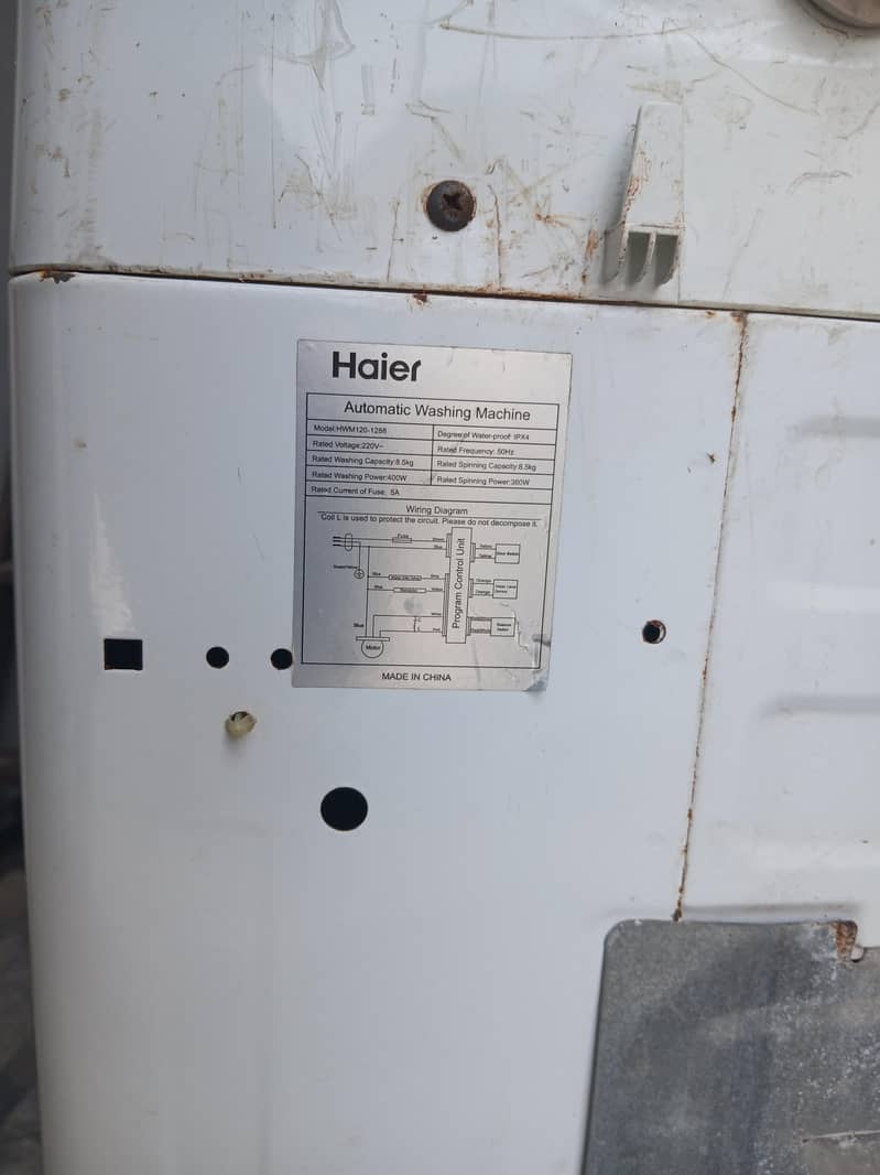 Haier automatic washing machine 2