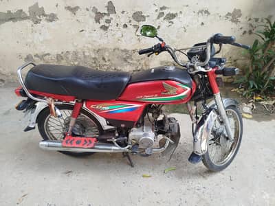 Honda CD 70 Red Colour