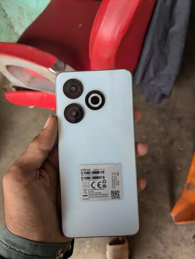 Infinix Smart 8 with box charger available contact no 03192971380