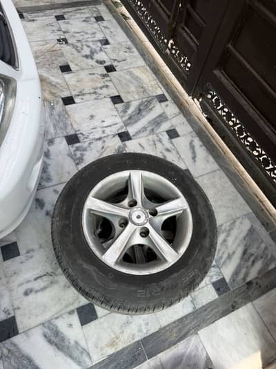 Japanese Rims with New 2026 155/70/R12 Tyres alto mehran 660cc cars