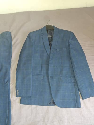Blue Two-Piece Suit for Sale