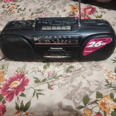Panasonic portable radio cassette recorder boom RX-FS430 box