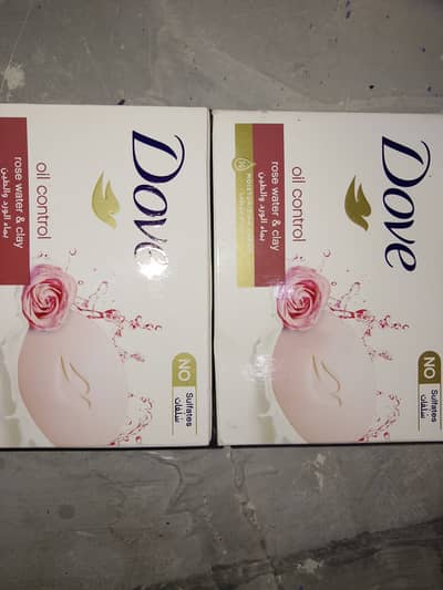 2x Dove Oil Control Rose Water Soap - Imported
