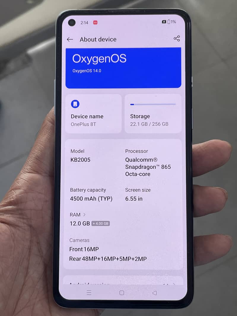 One Plus 8T 5