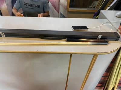 Snooker cue with box two piece 10 by 10 logo nhi lga hua louis company