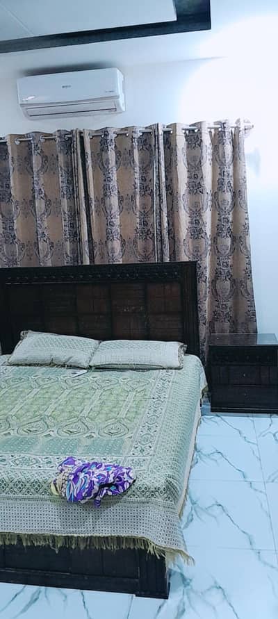 double bed with matress ,+side tables