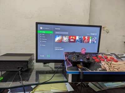 Xbox one with acrade stick series s and x