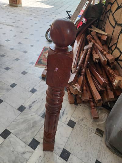Wooden Stair Pillars