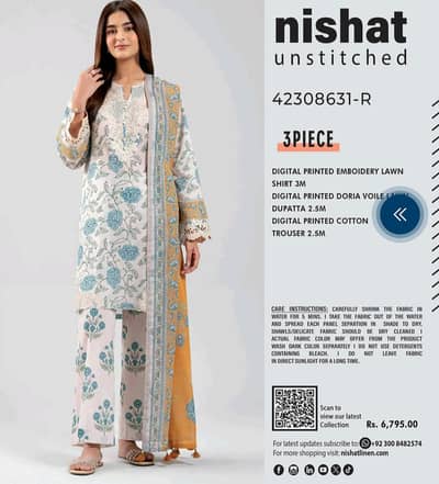 brand unstitched clothes