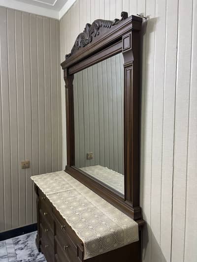 Premium King Size Wooden Bedroom Set - Barely Used