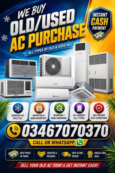ac sale purchase/haier ac/ gree ac/ scrap ac / best prices